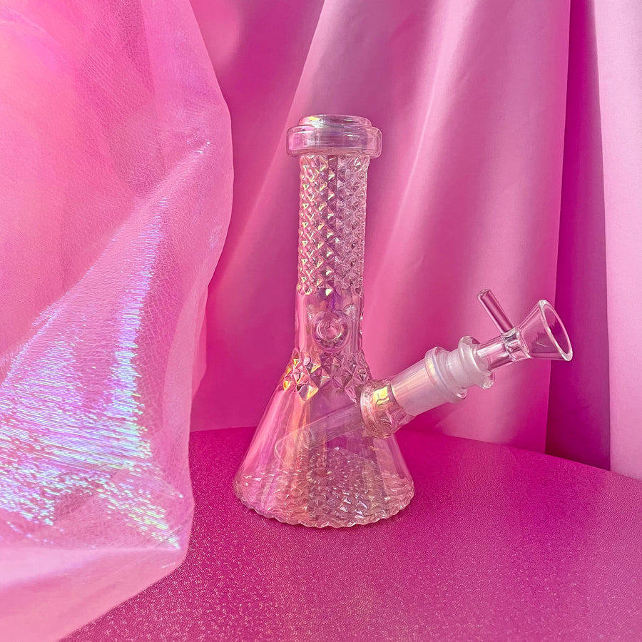 Crystal Water Pipe- Iridescent