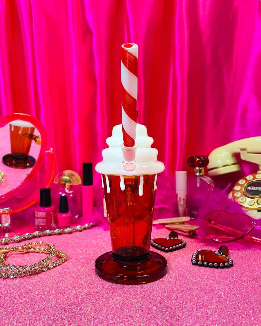 Cherry Shake Bong- amber