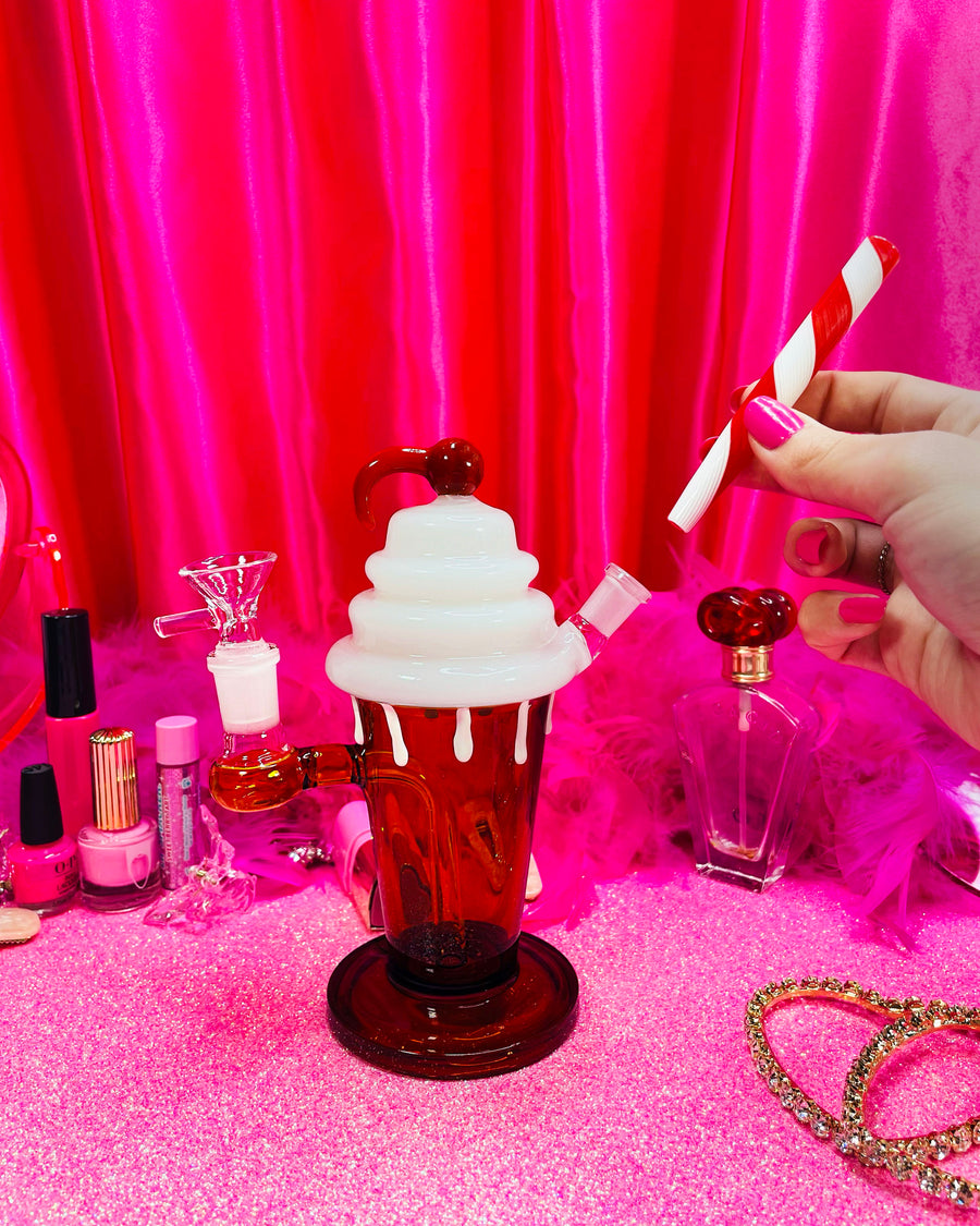 Cherry Shake Bong- amber