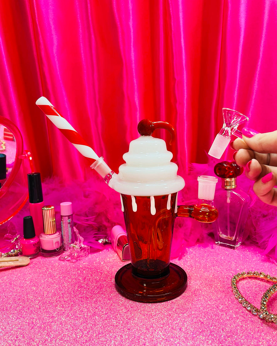Cherry Shake Bong- amber