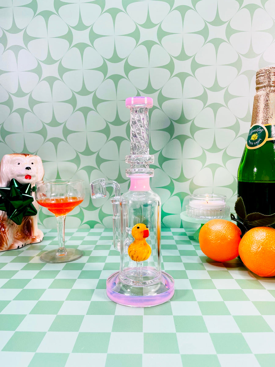 Duckie Water Pipe- Pink