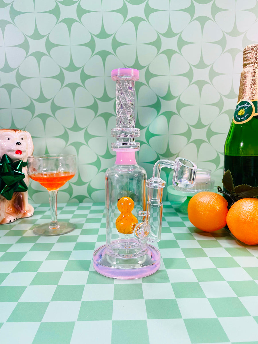 Duckie Water Pipe- Pink