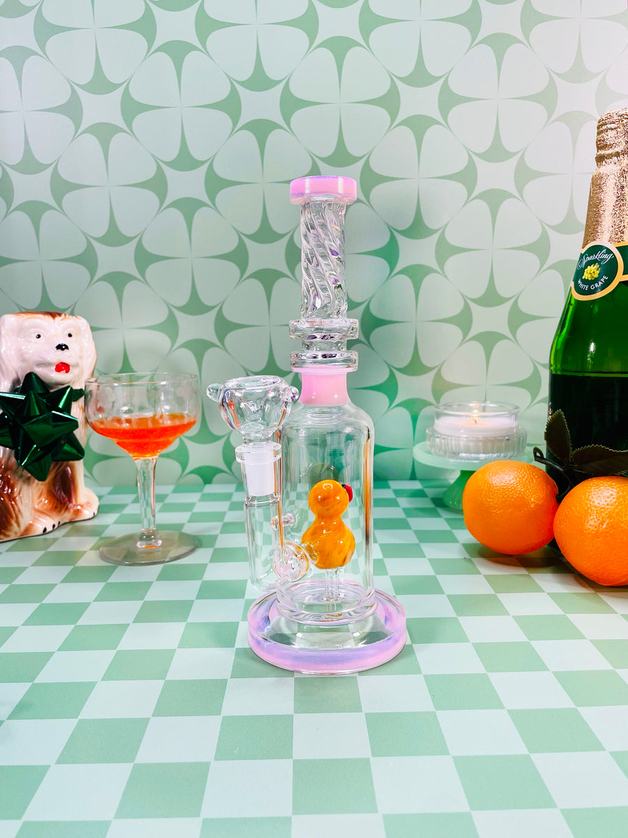 Duckie Water Pipe- Pink