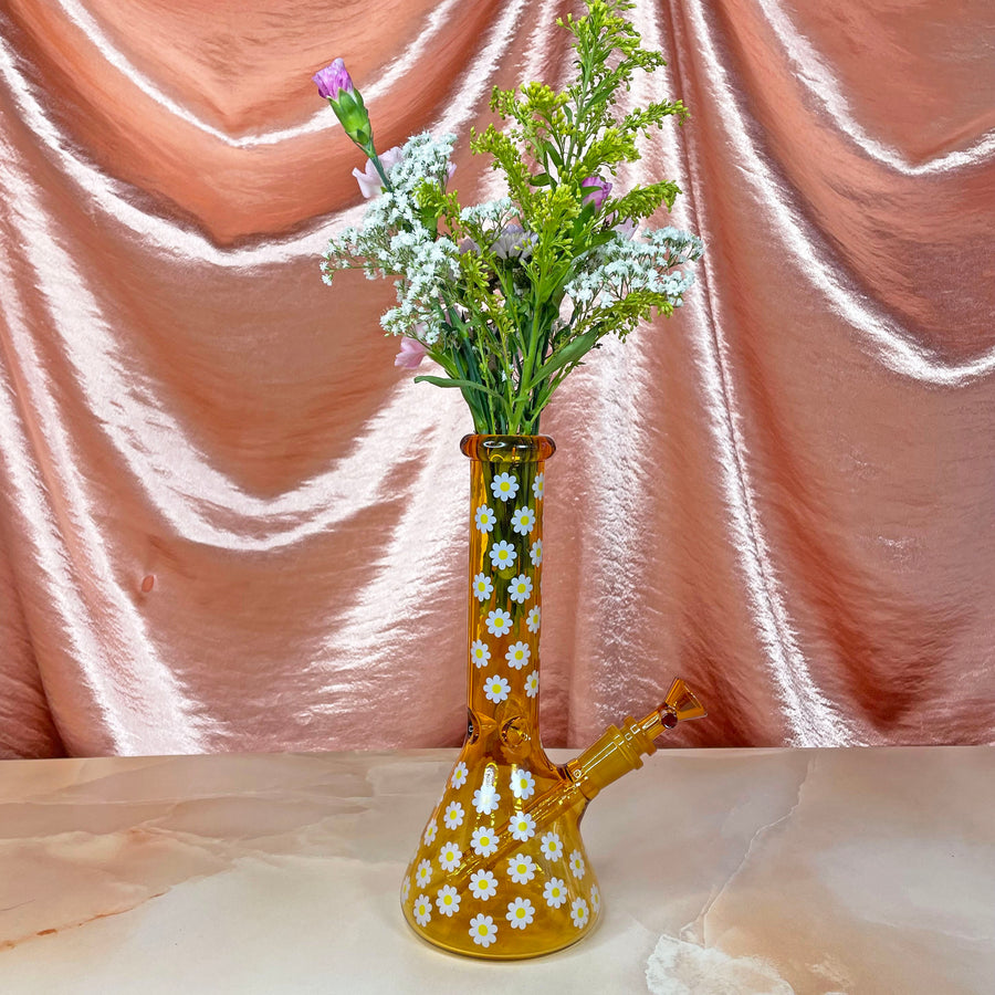 Dazey Beaker Bong- Amber