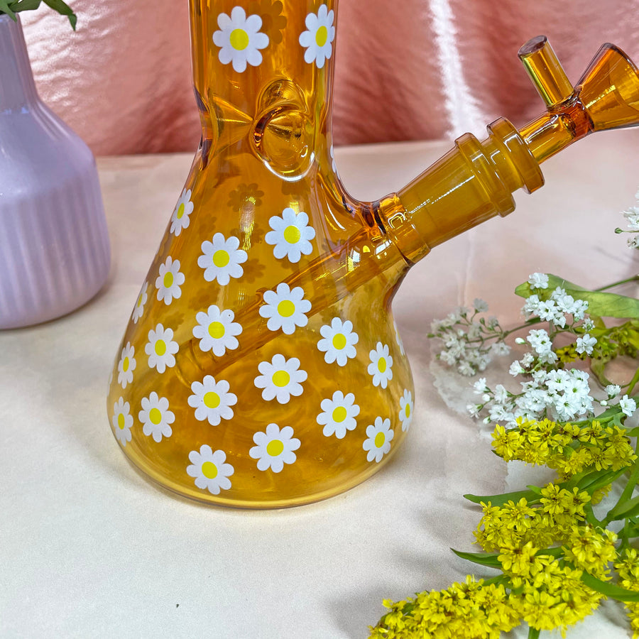 Dazey Beaker Bong- Amber