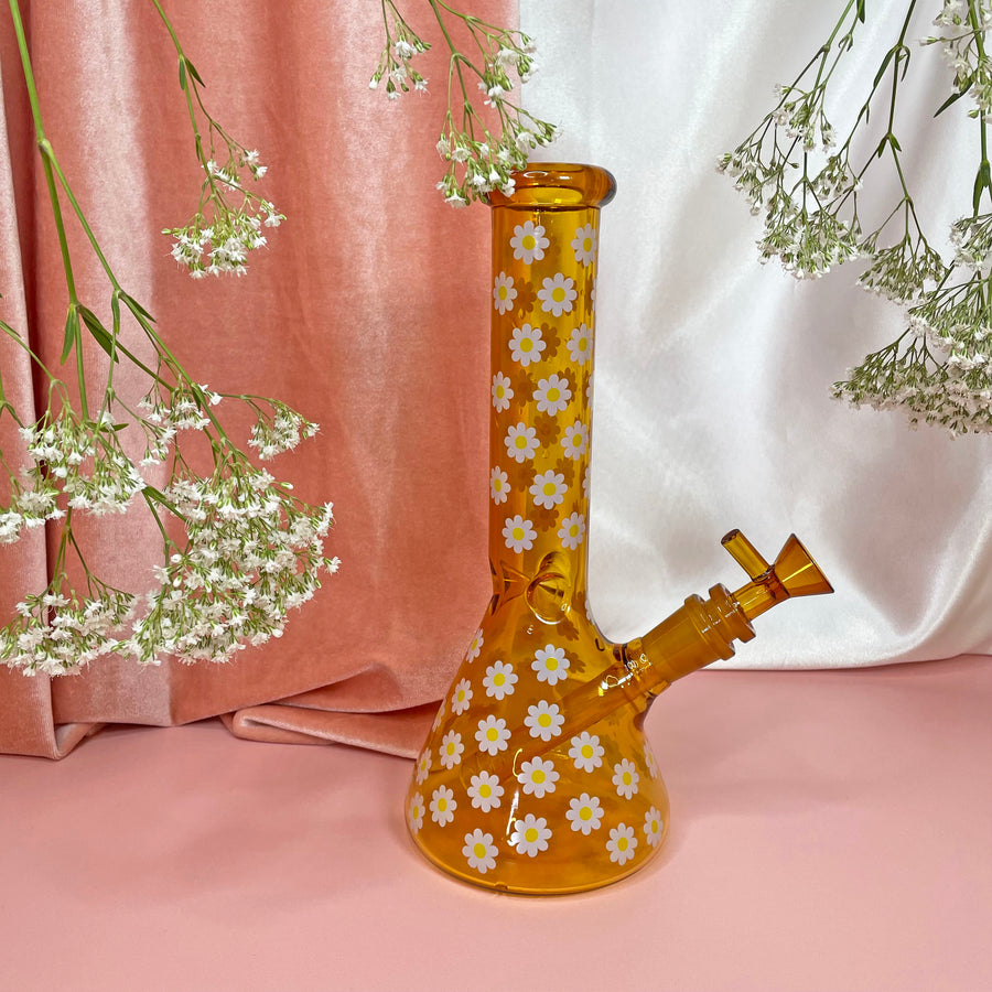 Dazey Beaker Bong- Amber