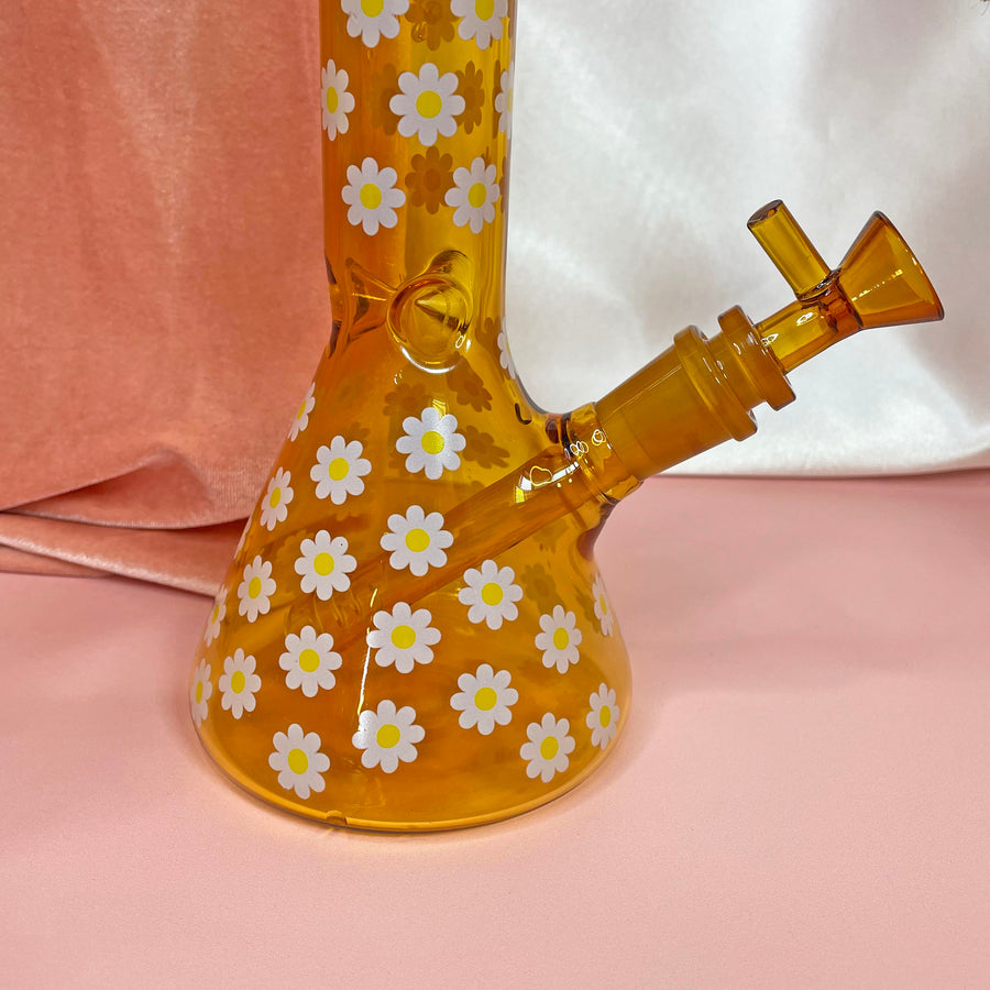 Dazey Beaker Bong- Amber