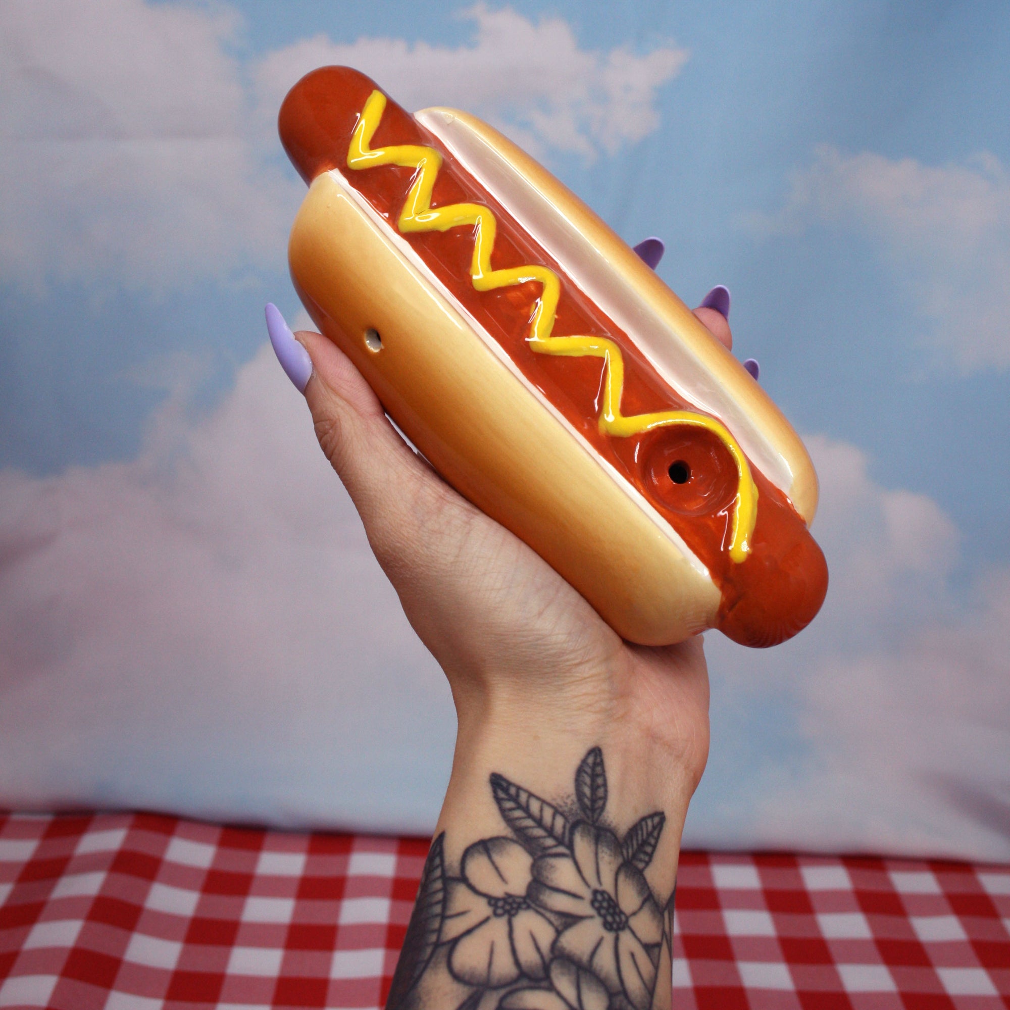 Hot dog pipe