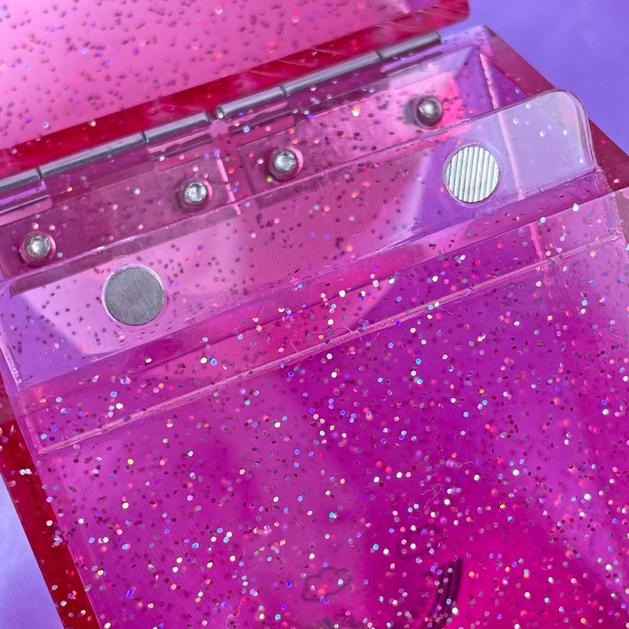 Glitter Cigarette Box- Pink