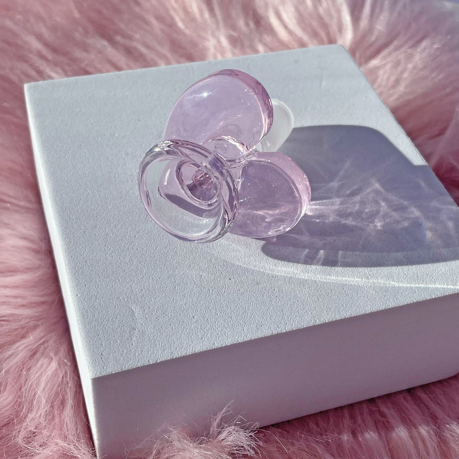 Heart Water Pipe- Pink