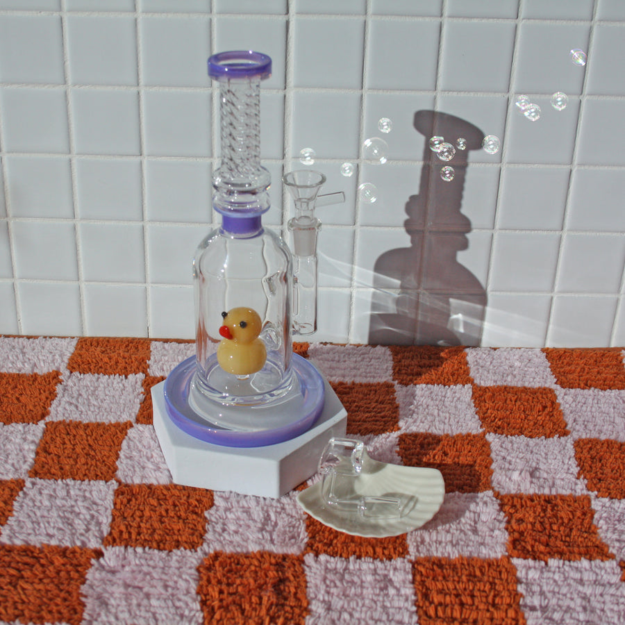 Duckie Water Pipe- Purple