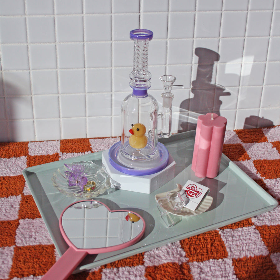 Duckie Water Pipe- Purple