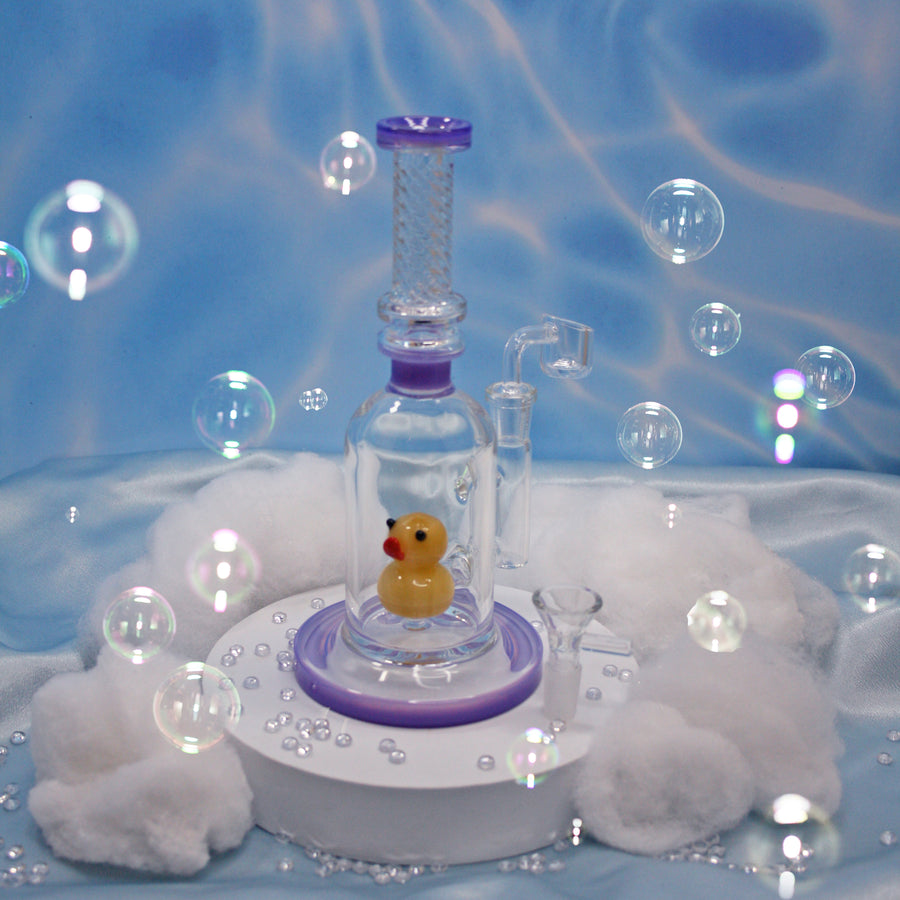 Duckie Water Pipe- Purple