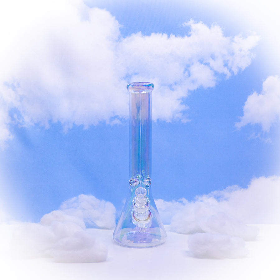 Mommy (12") Iridescent Beaker Bong