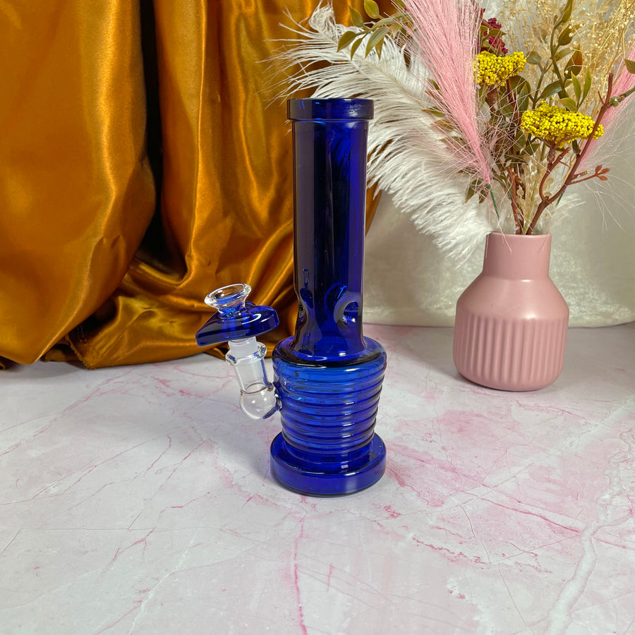 Groovy Heart Bong- Blue