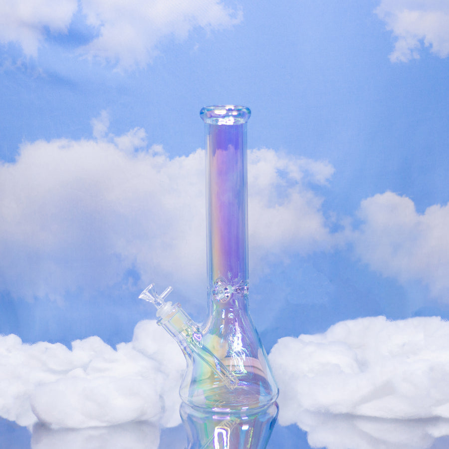 15" Daddy Iridescent Beaker Bong