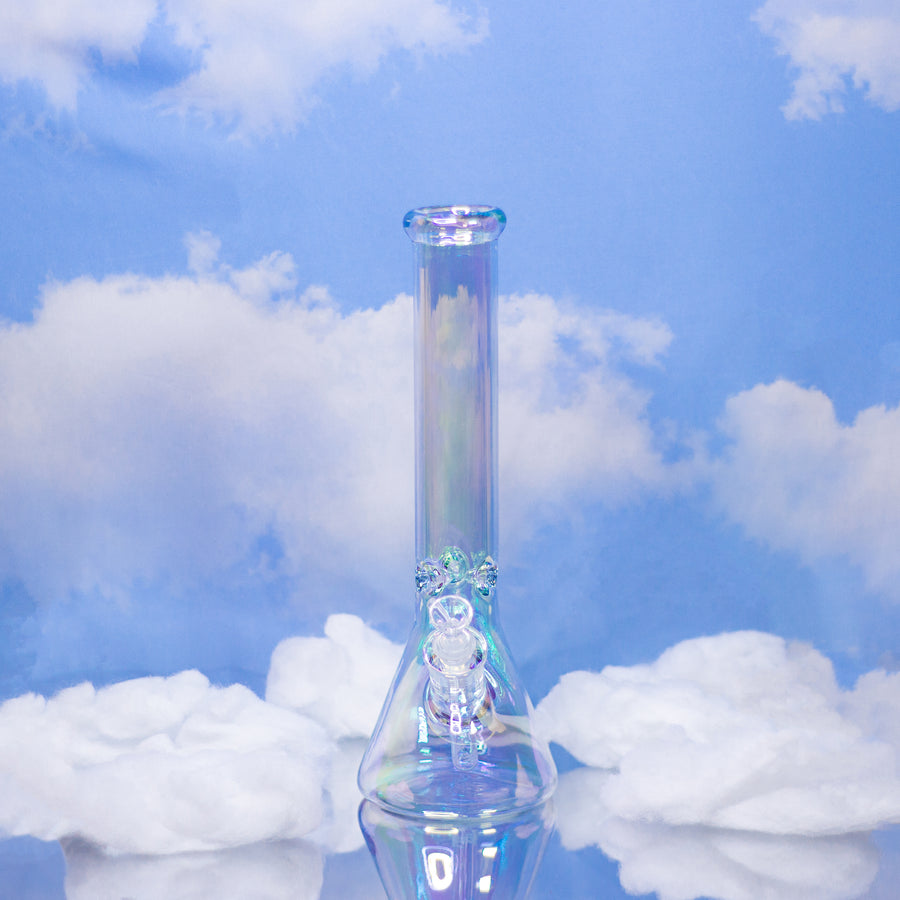 15" Daddy Iridescent Beaker Bong