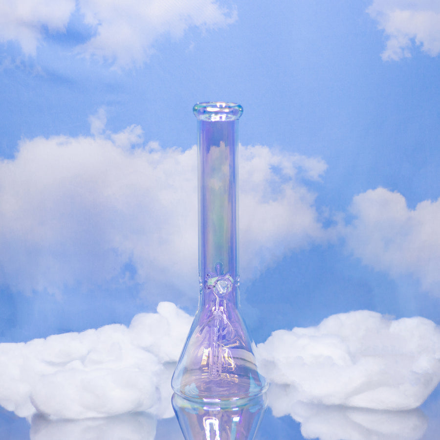 15" Daddy Iridescent Beaker Bong