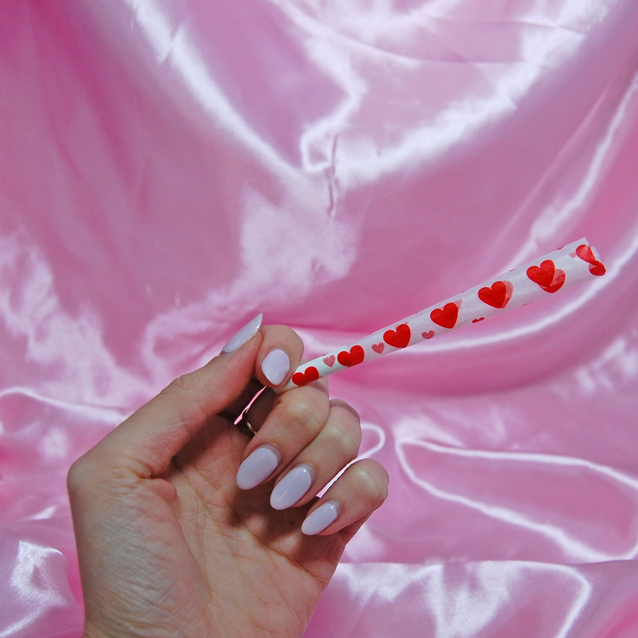 4 Pack- Red Heart Cones