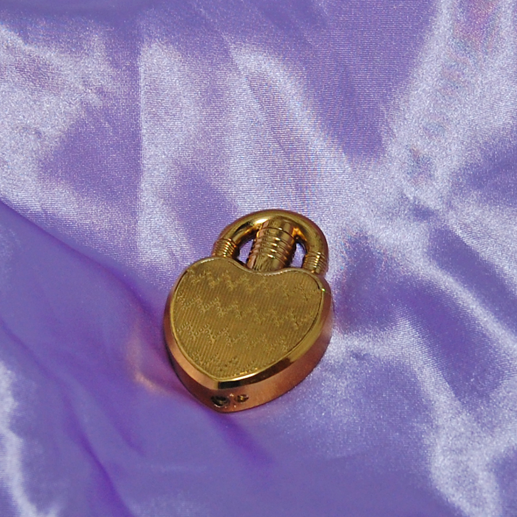 Heart Lock Lighter- Gold
