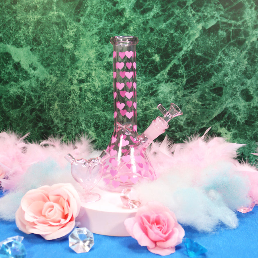 Heart Throb Beaker Bong