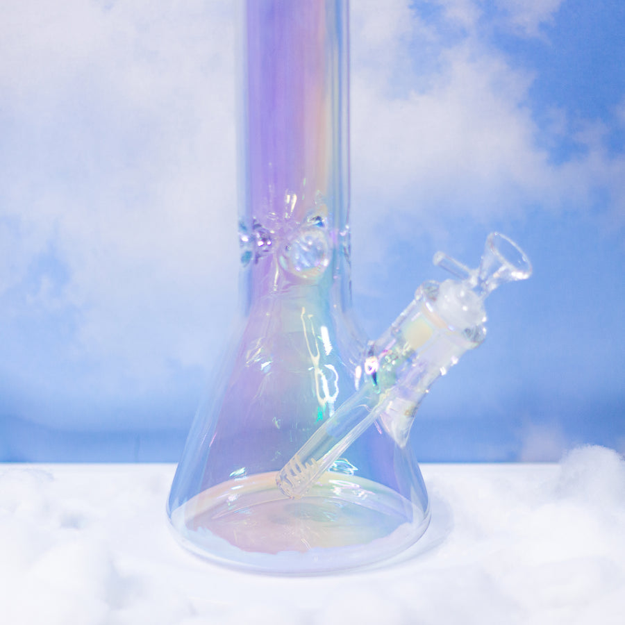 15" Daddy Iridescent Beaker Bong