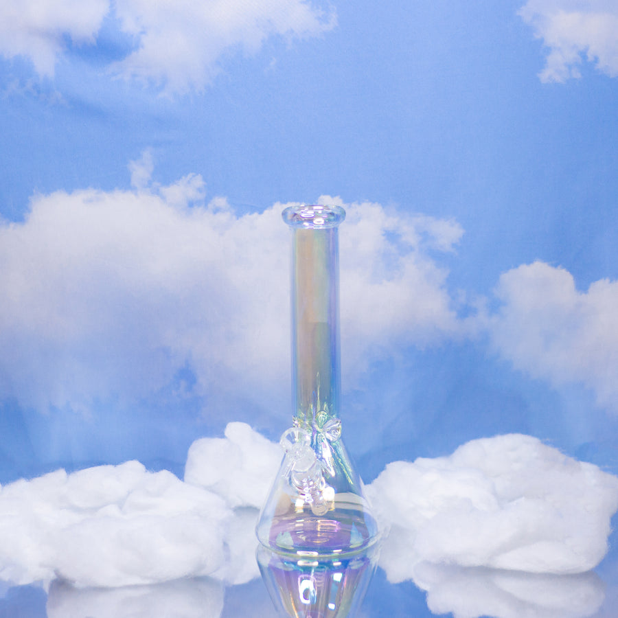Mommy (12") Iridescent Beaker Bong