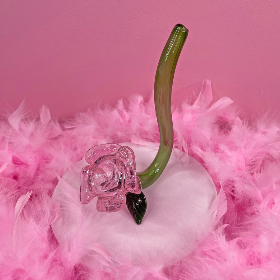 Large Pink Rose Pipe