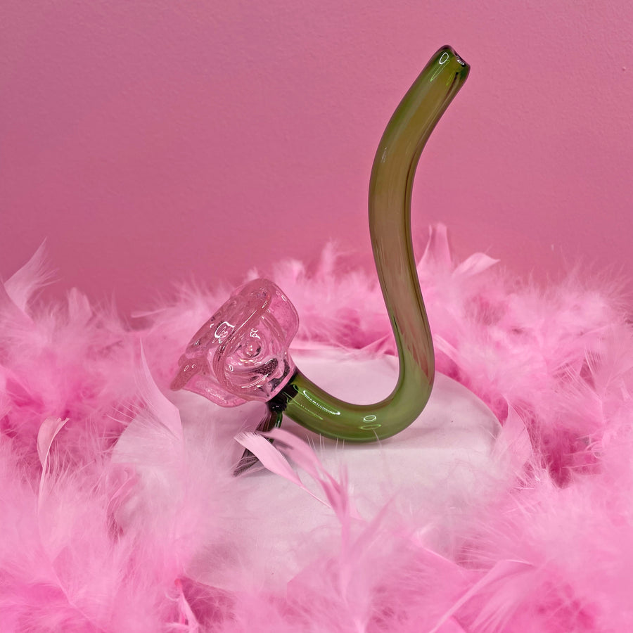 Large Pink Rose Pipe