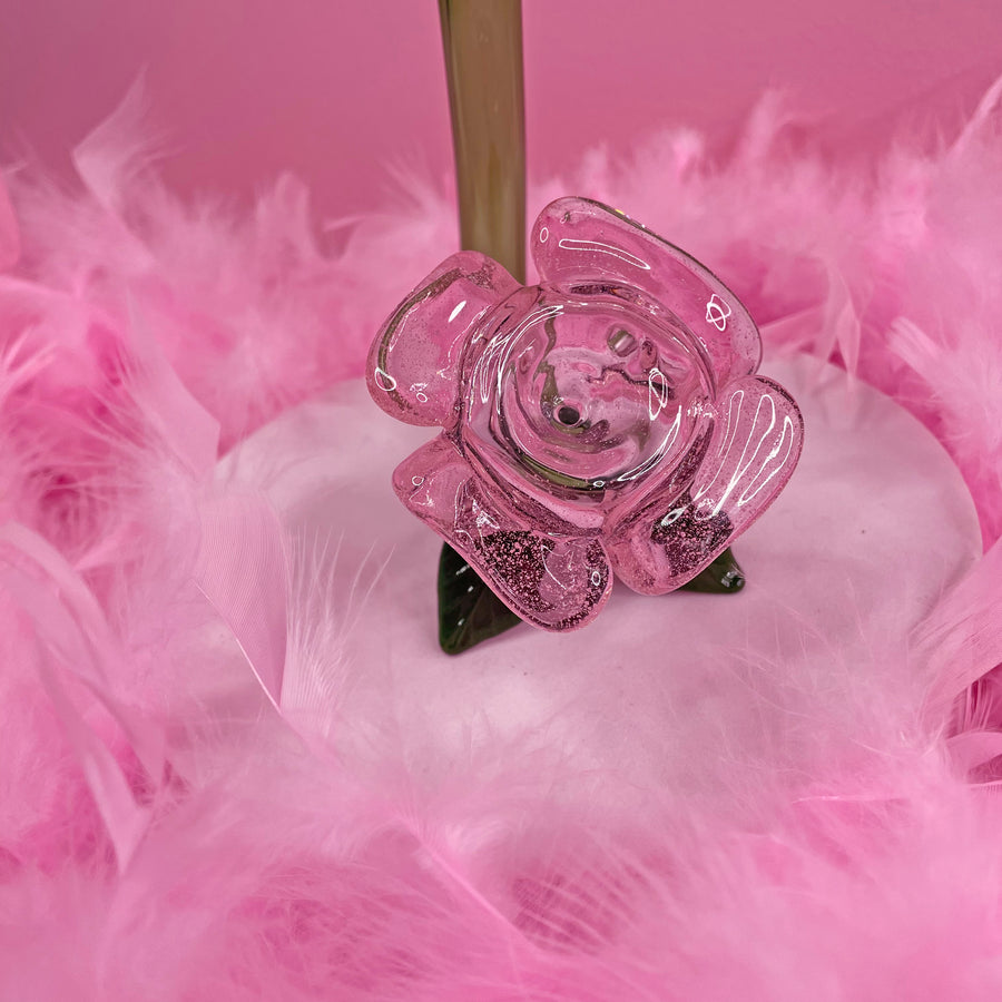 Large Pink Rose Pipe