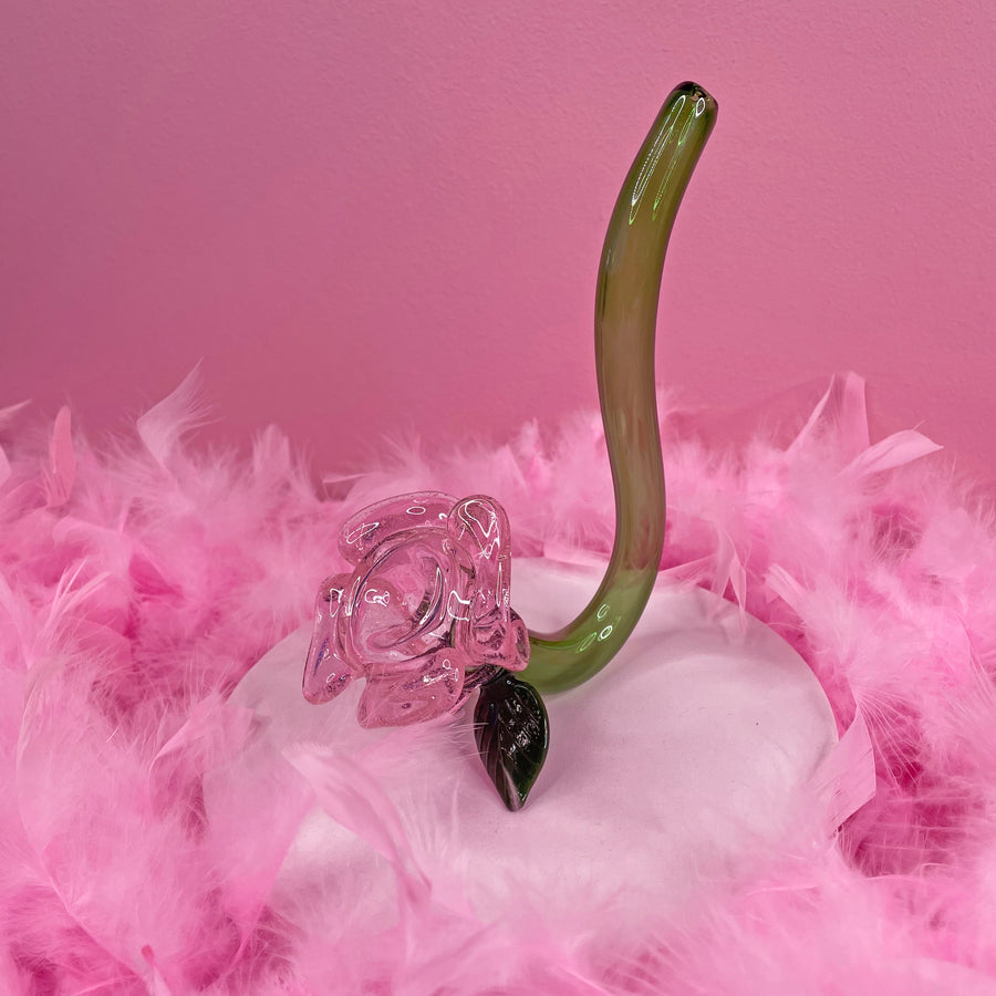 Large Pink Rose Pipe