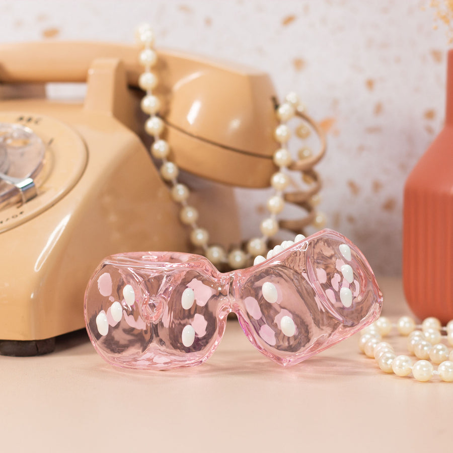 Dice Pipe- Pink
