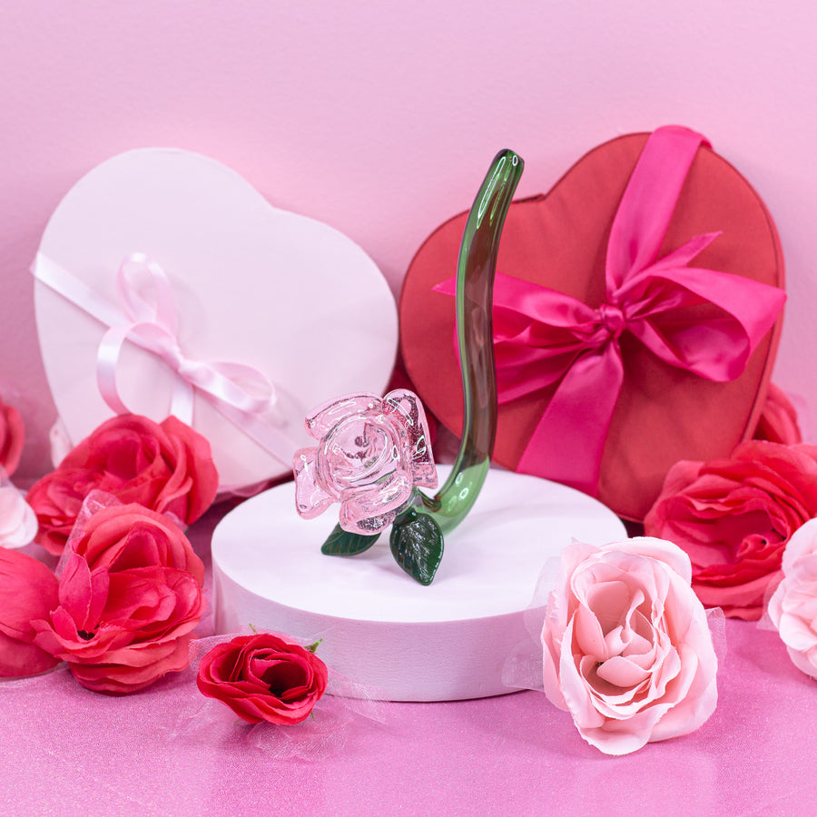 Large Pink Rose Pipe