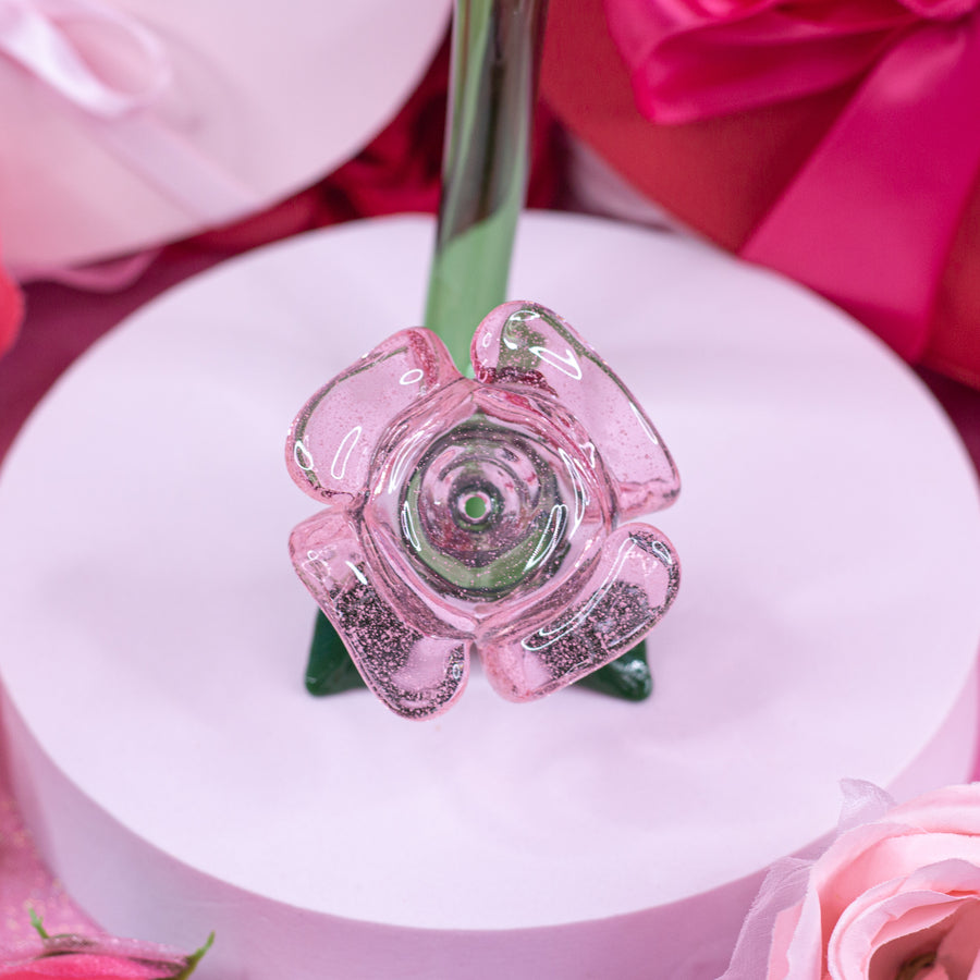 Large Pink Rose Pipe