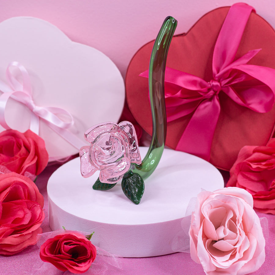 Large Pink Rose Pipe