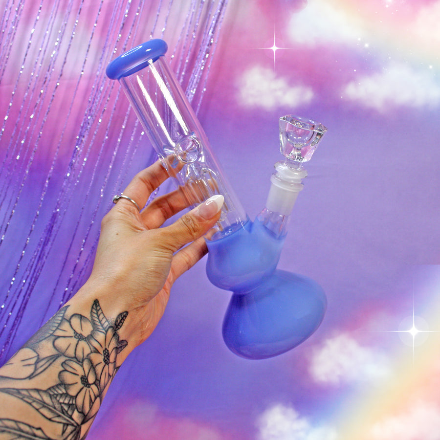 Ice Ice Baby Water Pipe- Periwinkle