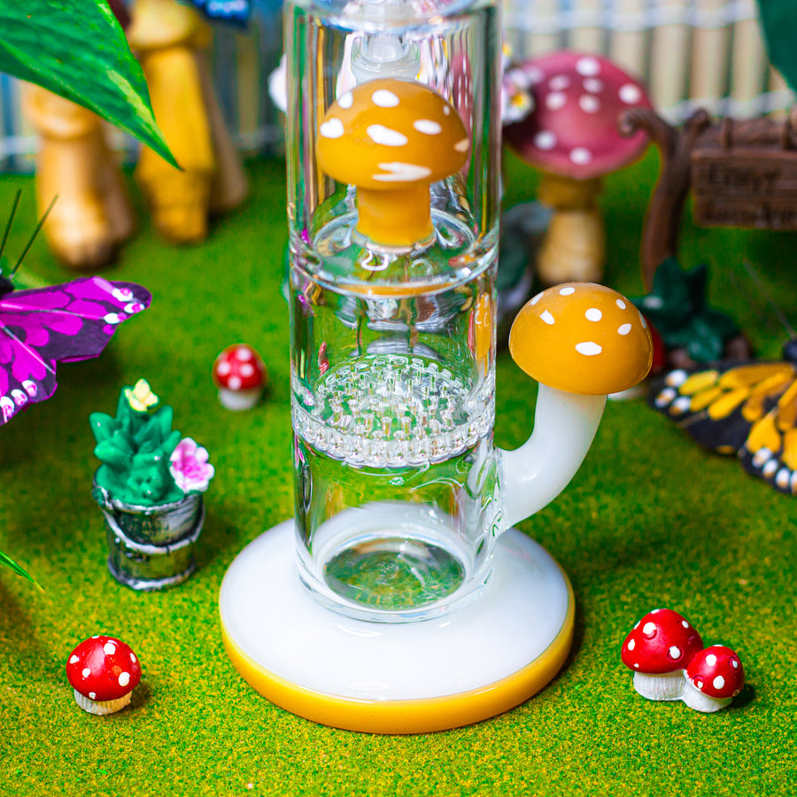 Yellow Mushroom Water Pipe